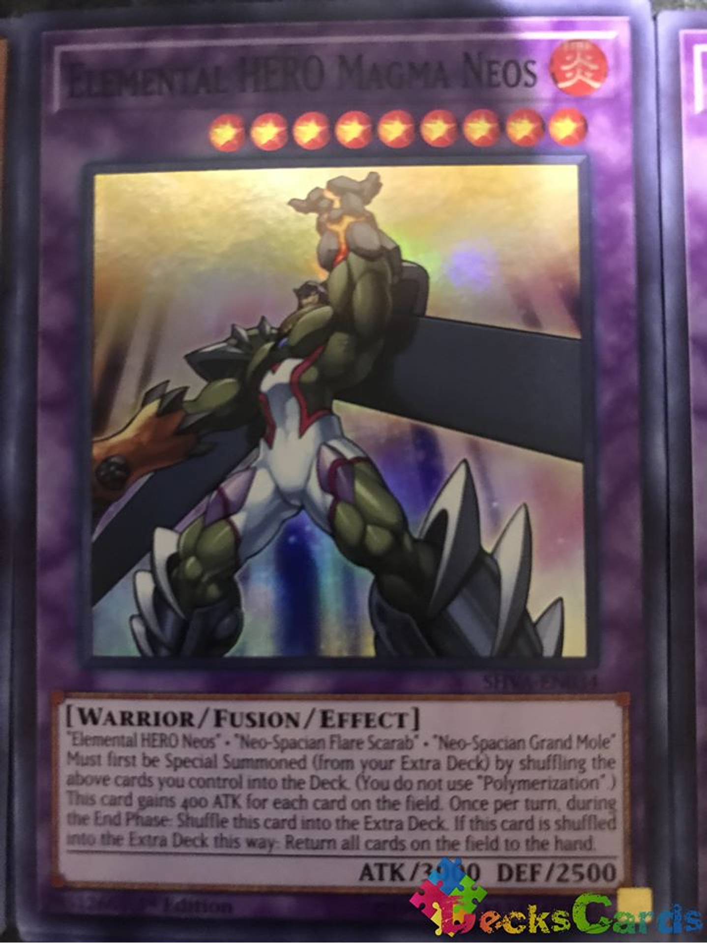 Elemental HERO Magma Neos - SHVA-EN034 - Super Rare 1st Edition 1