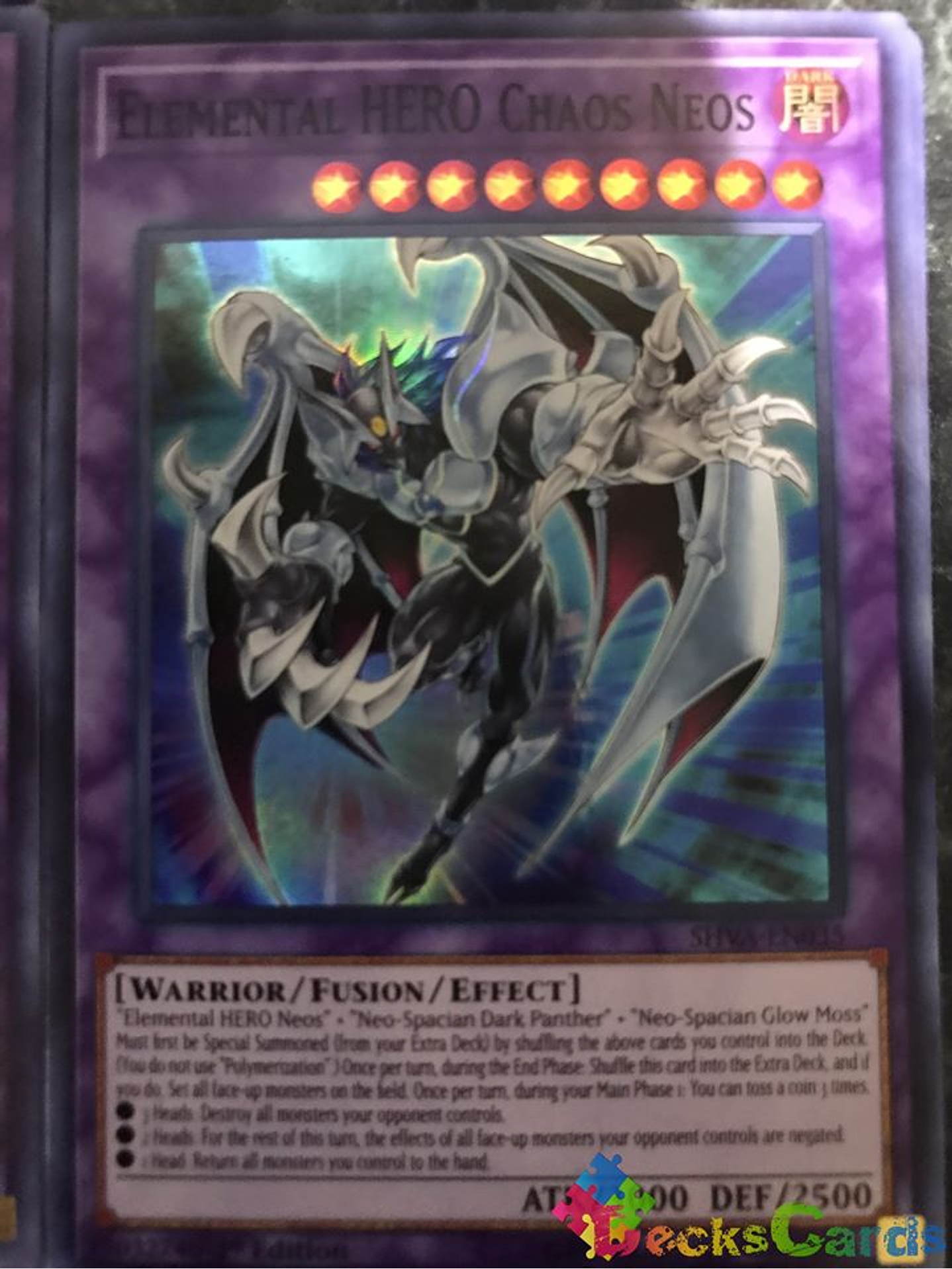 Elemental HERO Chaos Neos - SHVA-EN035 - Super Rare 1st Edition 1