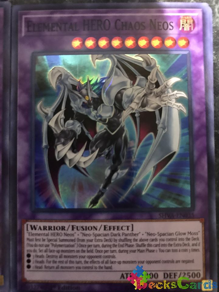 Elemental HERO Chaos Neos - SHVA-EN035 - Super Rare 1st Edition 1