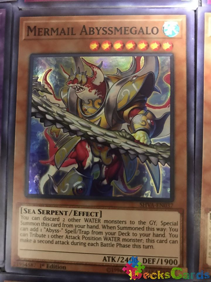 Mermail Abyssmegalo - SHVA-EN037 - Super Rare 1st Edition 1
