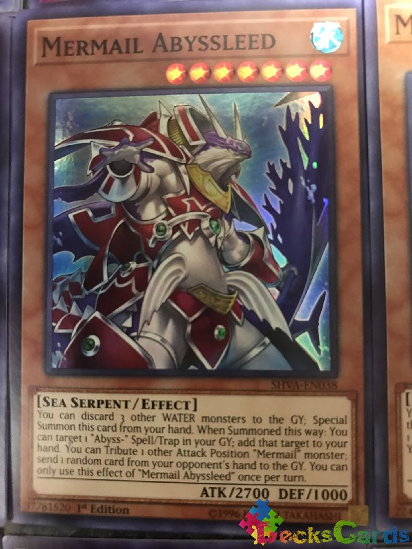 Mermail Abyssleed - SHVA-EN038 - Super Rare 1st Edition 1