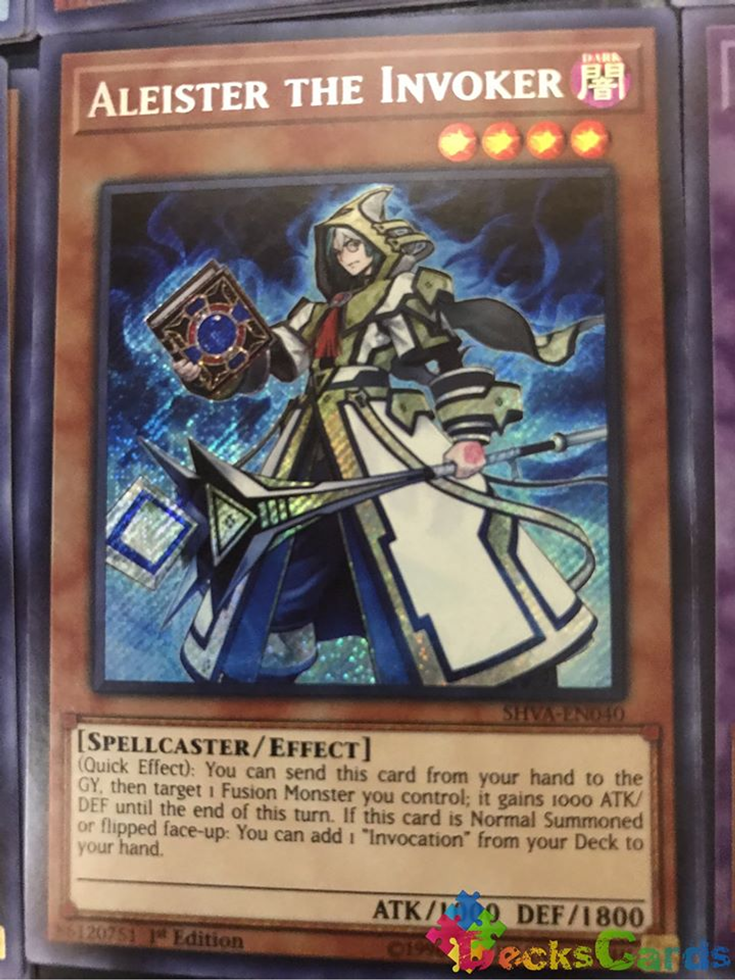 Aleister the Invoker - SHVA-EN040 - Secret Rare 1st Edition 1