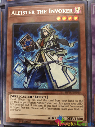 Aleister the Invoker - SHVA-EN040 - Secret Rare 1st Edition