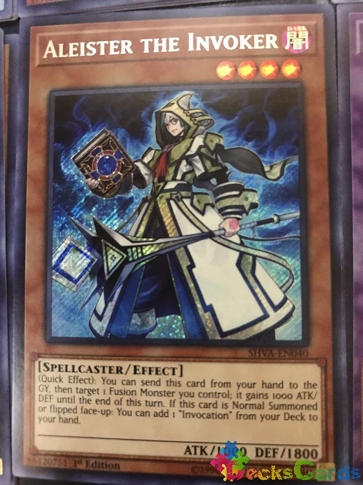 Aleister the Invoker - SHVA-EN040 - Secret Rare 1st Edition 1