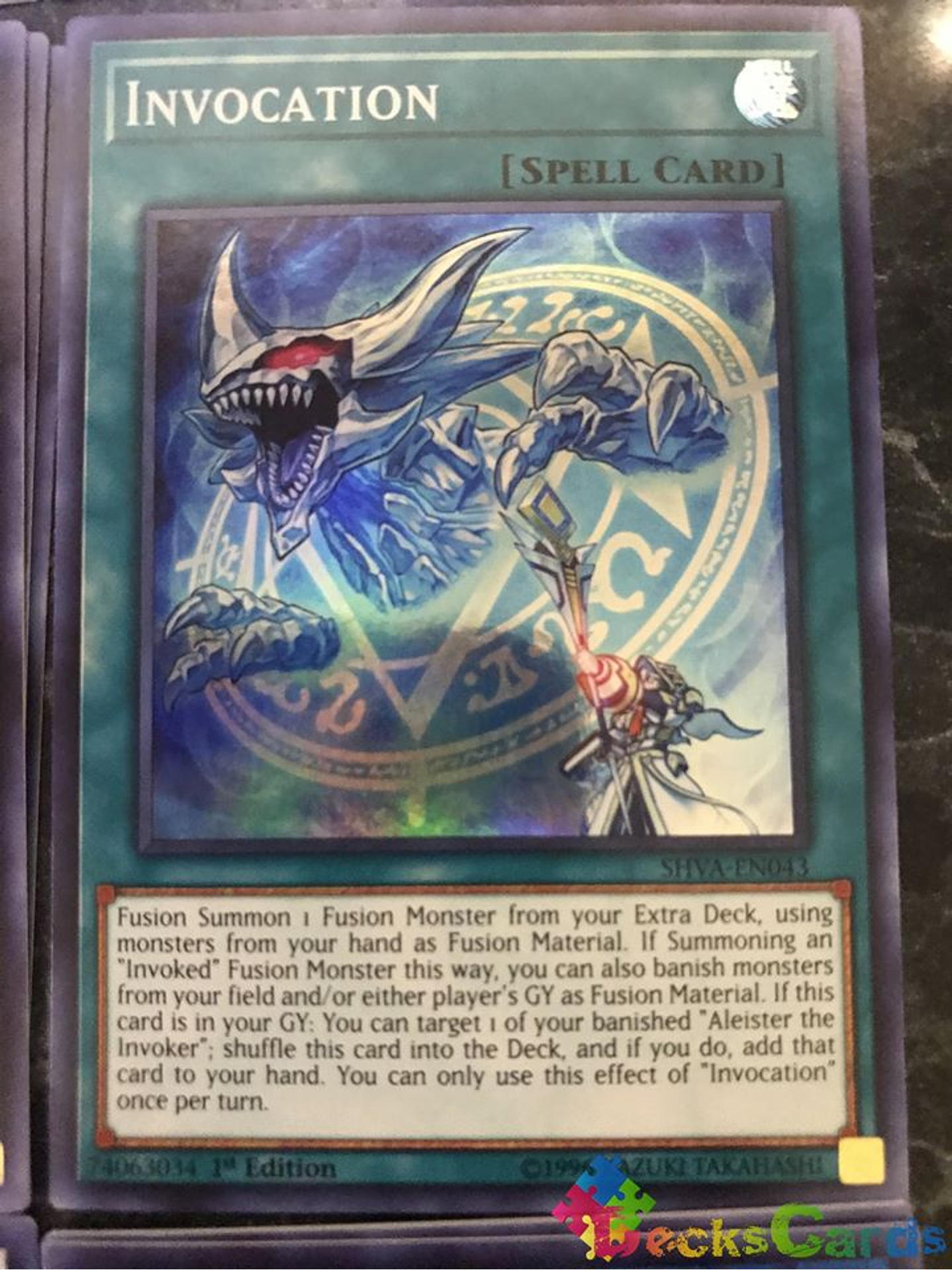 Invocation - SHVA-EN043 - Super Rare 1st Edition 1
