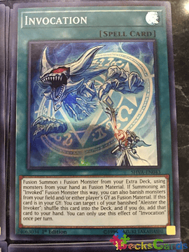 Invocation - SHVA-EN043 - Super Rare 1st Edition