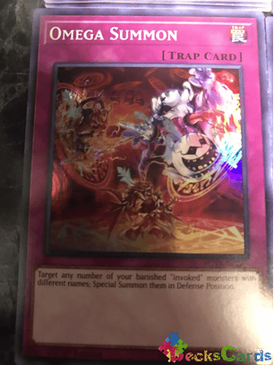 Omega Summon - SHVA-EN044 - Super Rare 1st Edition