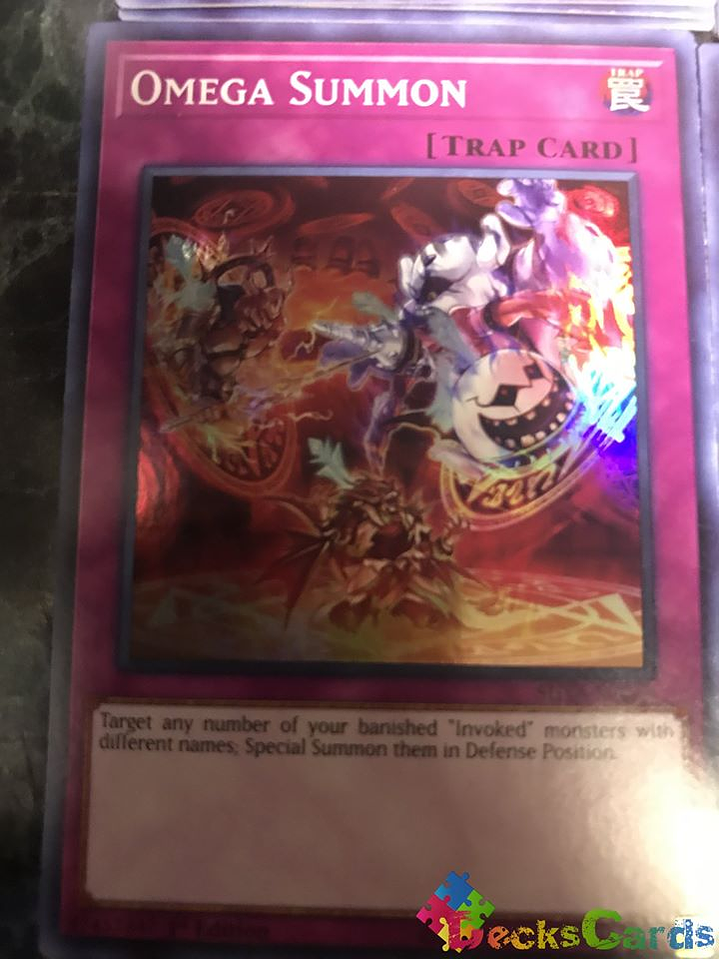 Omega Summon - SHVA-EN044 - Super Rare 1st Edition 1