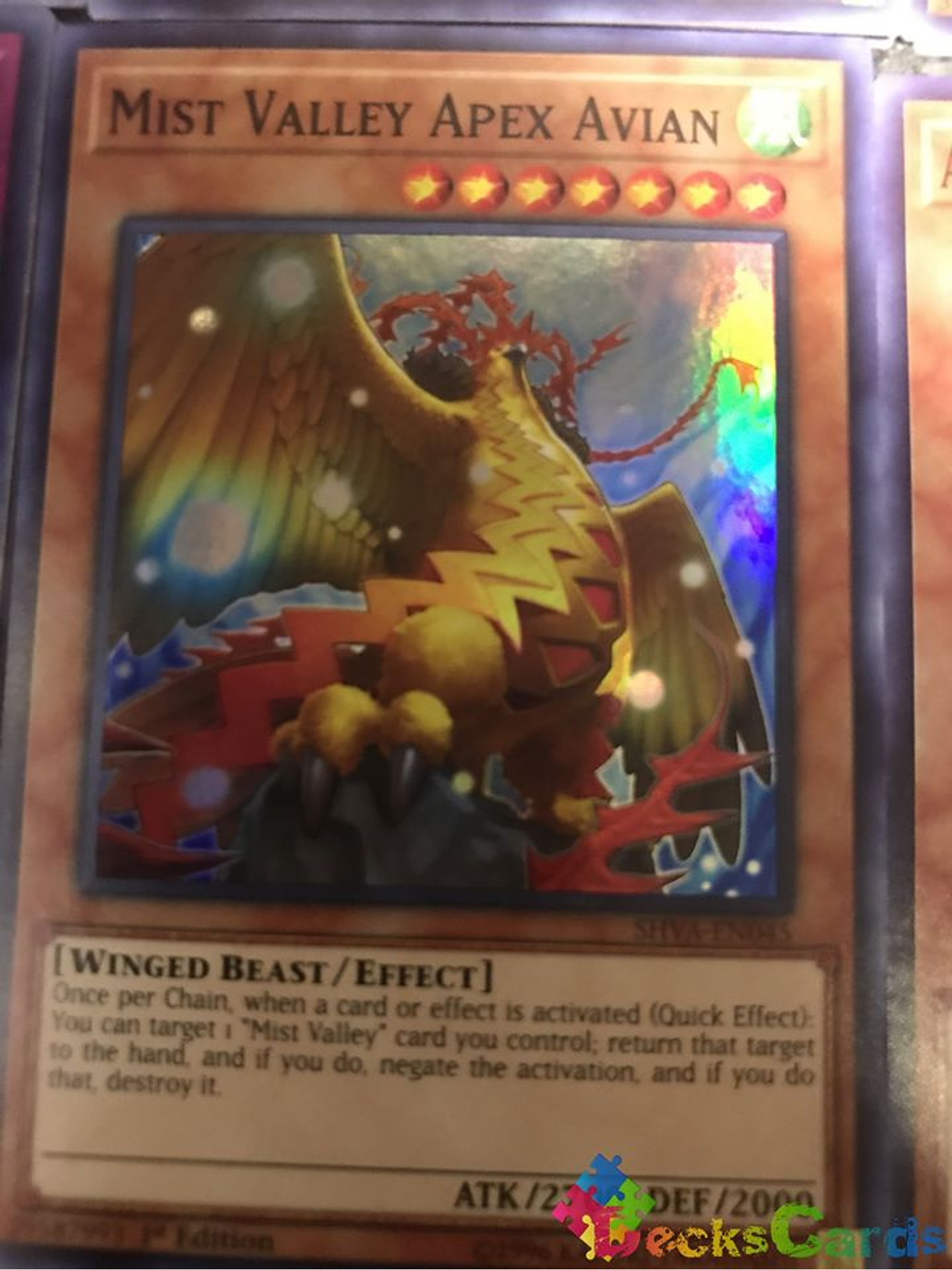 Mist Valley Apex Avian - SHVA-EN045 - Super Rare 1st Edition 1