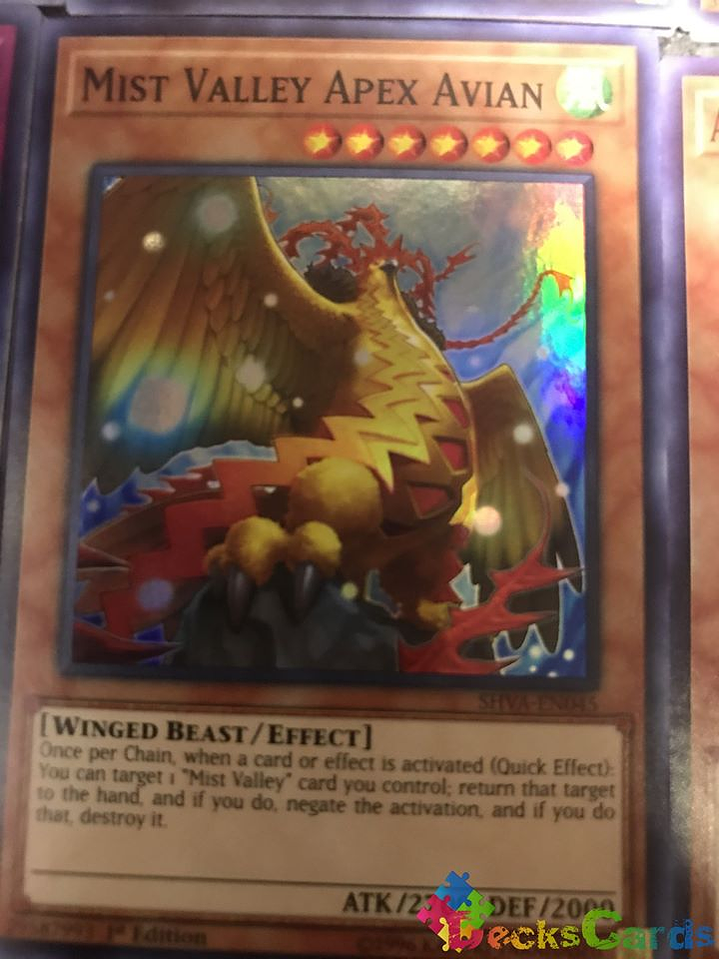 Mist Valley Apex Avian - SHVA-EN045 - Super Rare 1st Edition 1