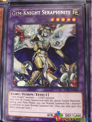 Gem-Knight Seraphinite - SHVA-EN048 - Secret Rare 1st Edition