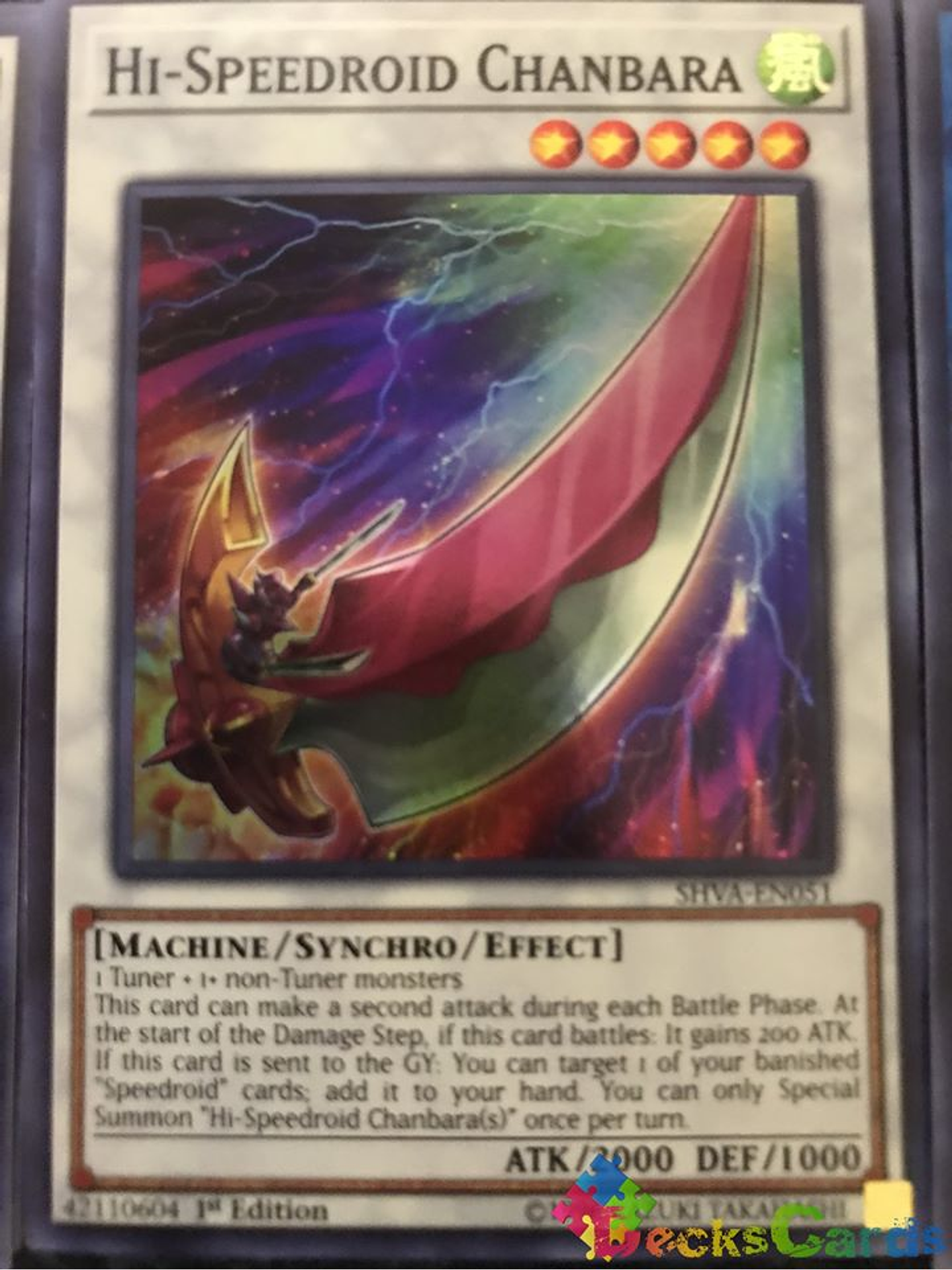 Hi-Speedroid Chanbara - SHVA-EN051 - Super Rare 1st Edition 1