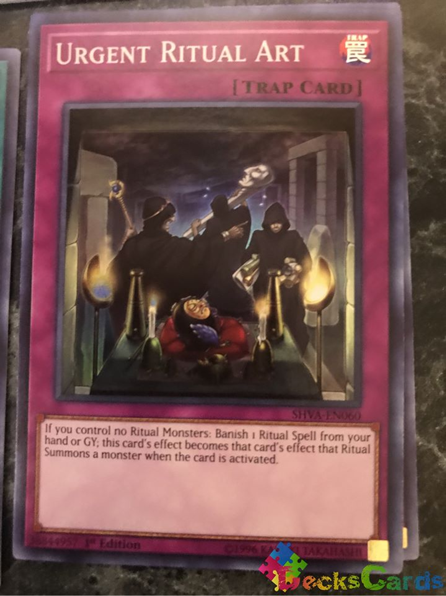 Urgent Ritual Art - SHVA-EN060 - Super Rare 1st Edition 1