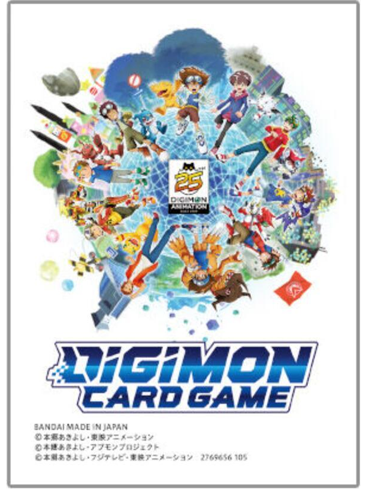 Protectores Digimon Animation Series 25th Anniversary Set (50 Protectores por pack) 1