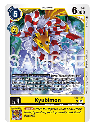 ST22-03 C Kyubimon