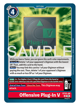 ST22-08 U Offensive Plug-In V