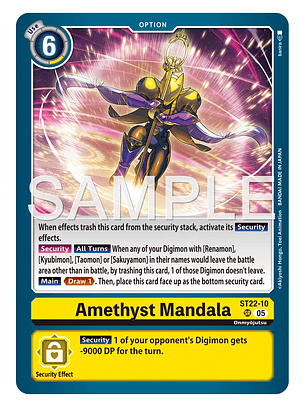 ST22-10 SR Amethyst Mandala