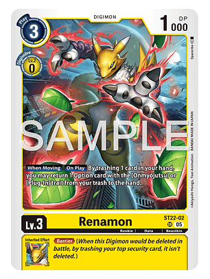 ST22-02 SR Renamon