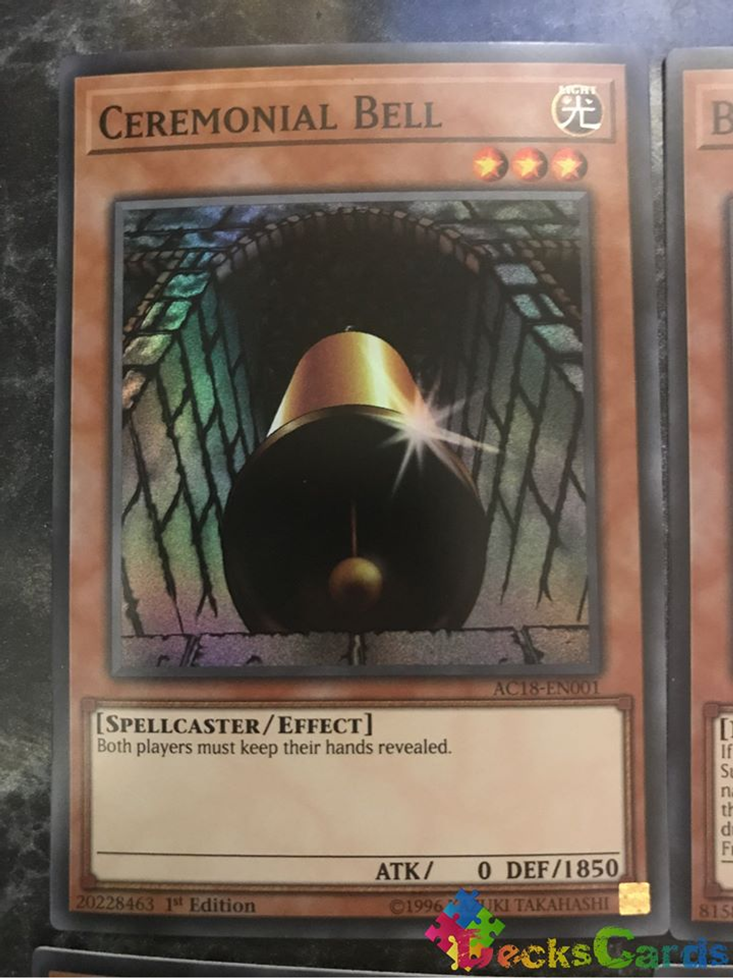 Ceremonial Bell - AC18-EN001 - Super Rare 1st Edition 1