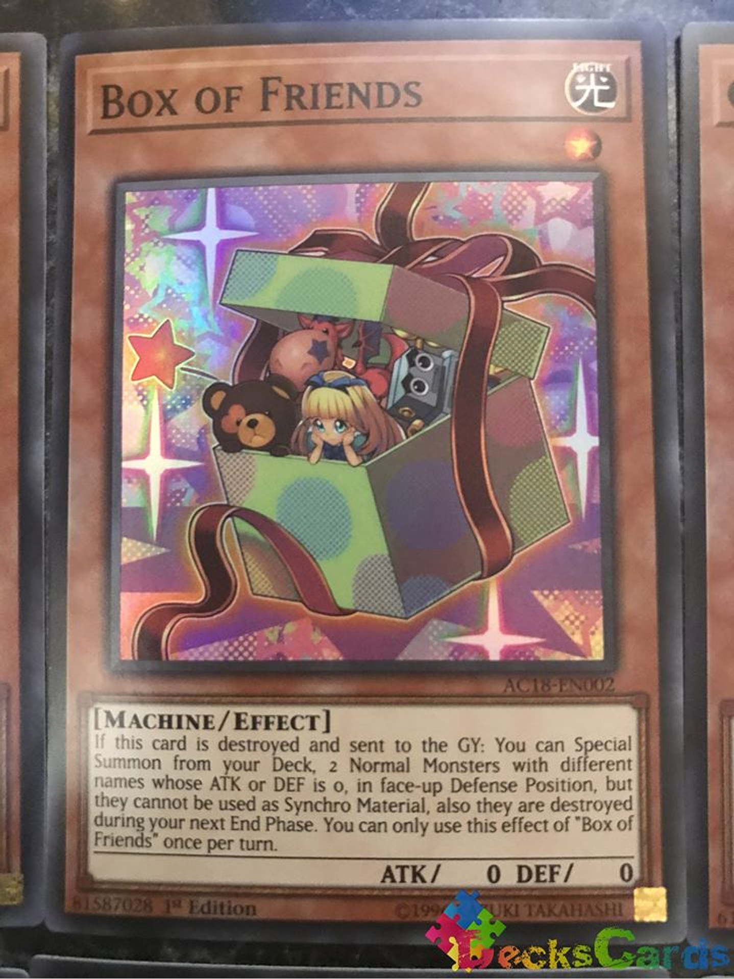 Box of Friends - AC18-EN002 - Super Rare 1st Edition 1