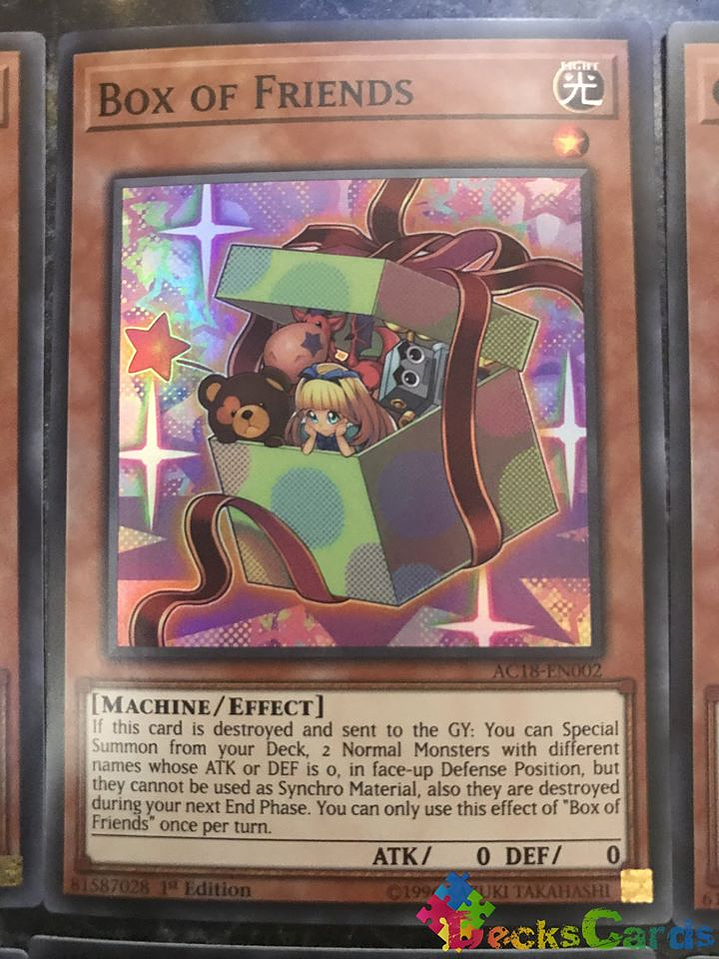 Box of Friends - AC18-EN002 - Super Rare 1st Edition 1