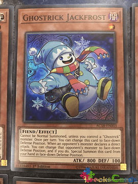 Ghostrick Jackfrost - AC18-EN003 - Super Rare 1st Edition