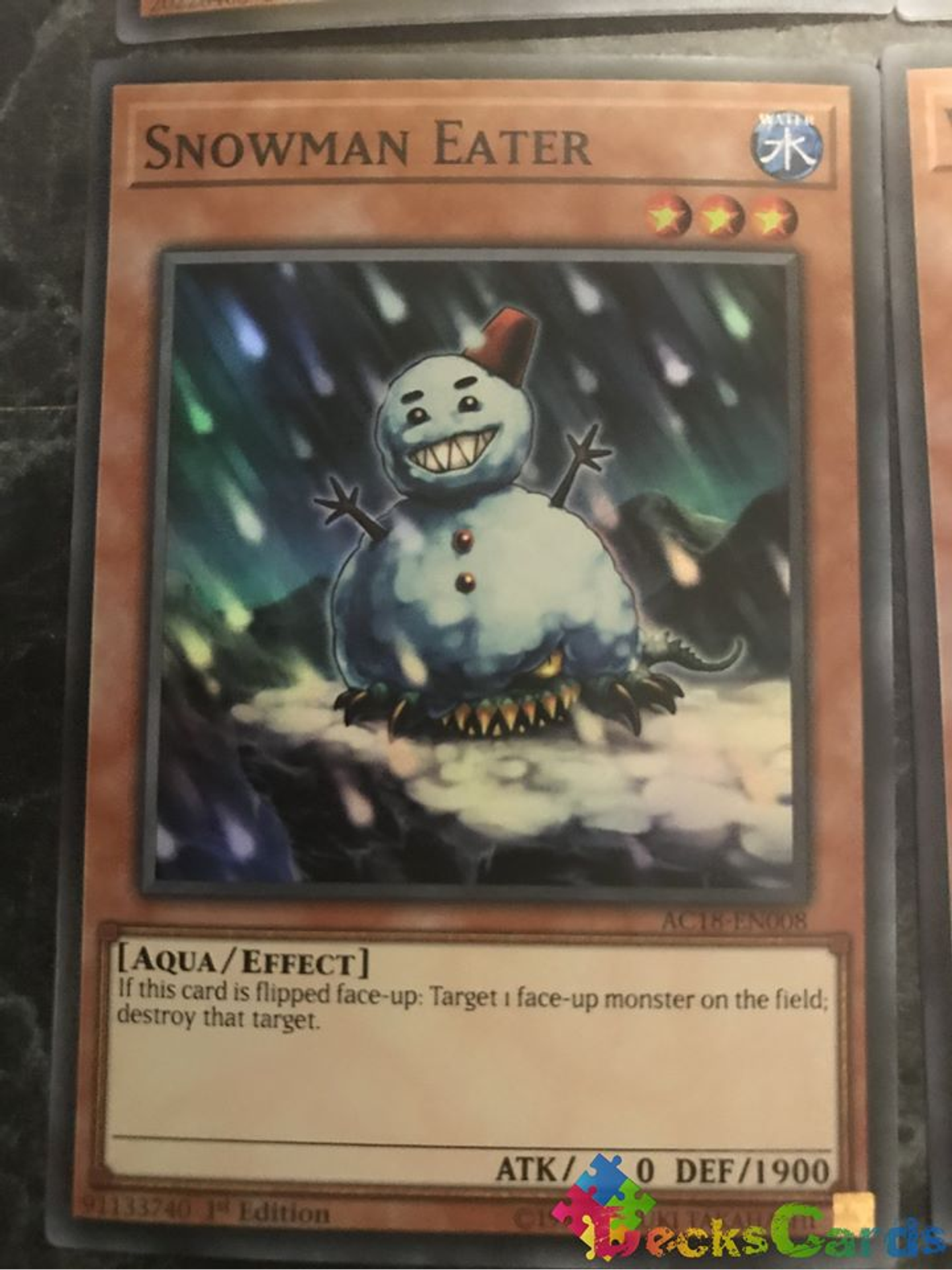 Snowman Eater - AC18-EN008 - Super Rare 1st Edition 1