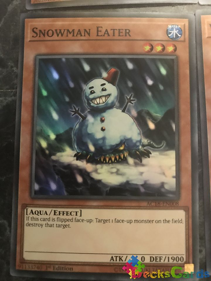 Snowman Eater - AC18-EN008 - Super Rare 1st Edition 1