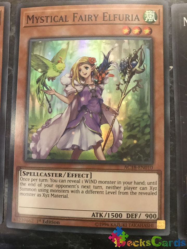 Mystical Fairy Elfuria - AC18-EN010 - Super Rare 1st Edition 1