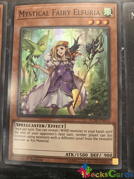 Mystical Fairy Elfuria - AC18-EN010 - Super Rare 1st Edition