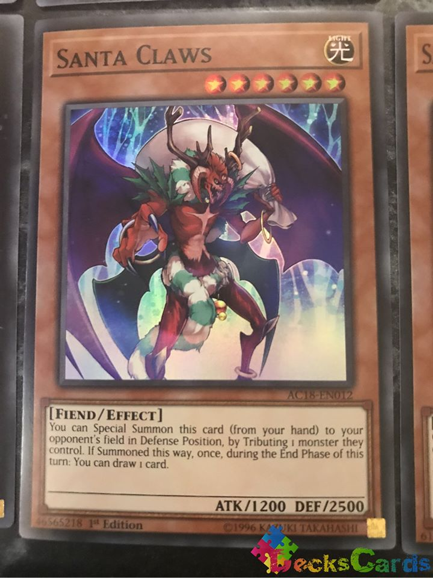 Santa Claws - AC18-EN012 - Super Rare 1st Edition 1