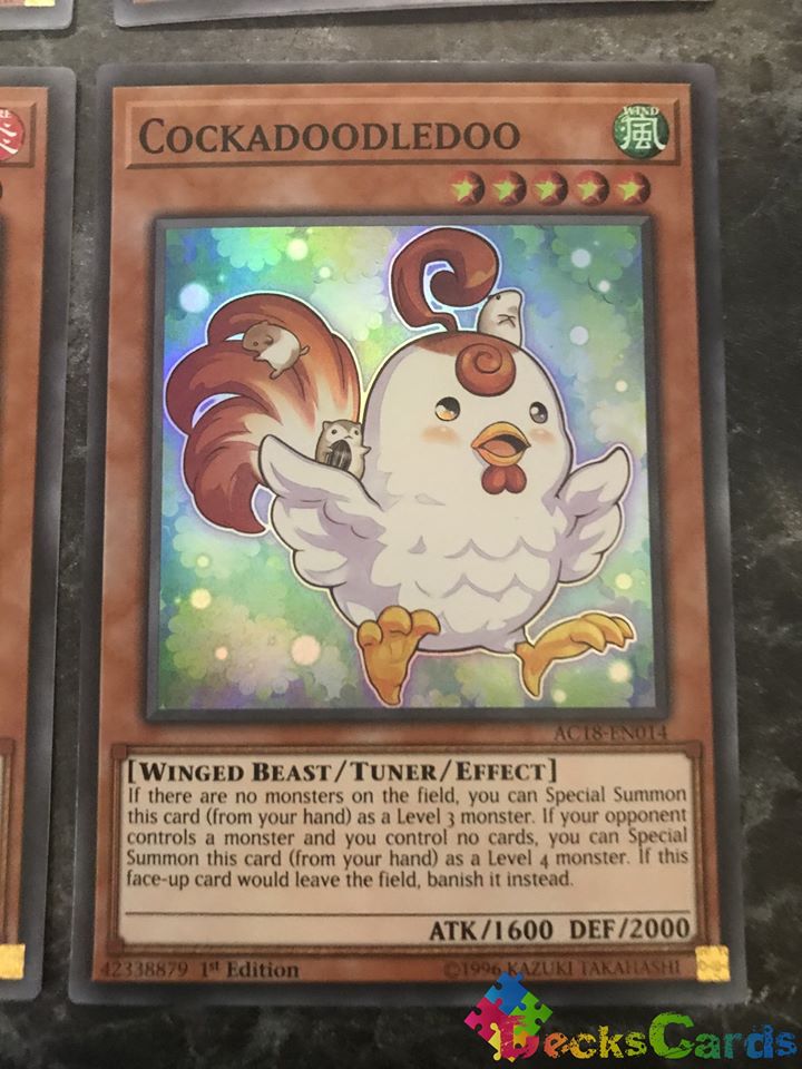Cockadoodledoo - AC18-EN014 - Super Rare 1st Edition
