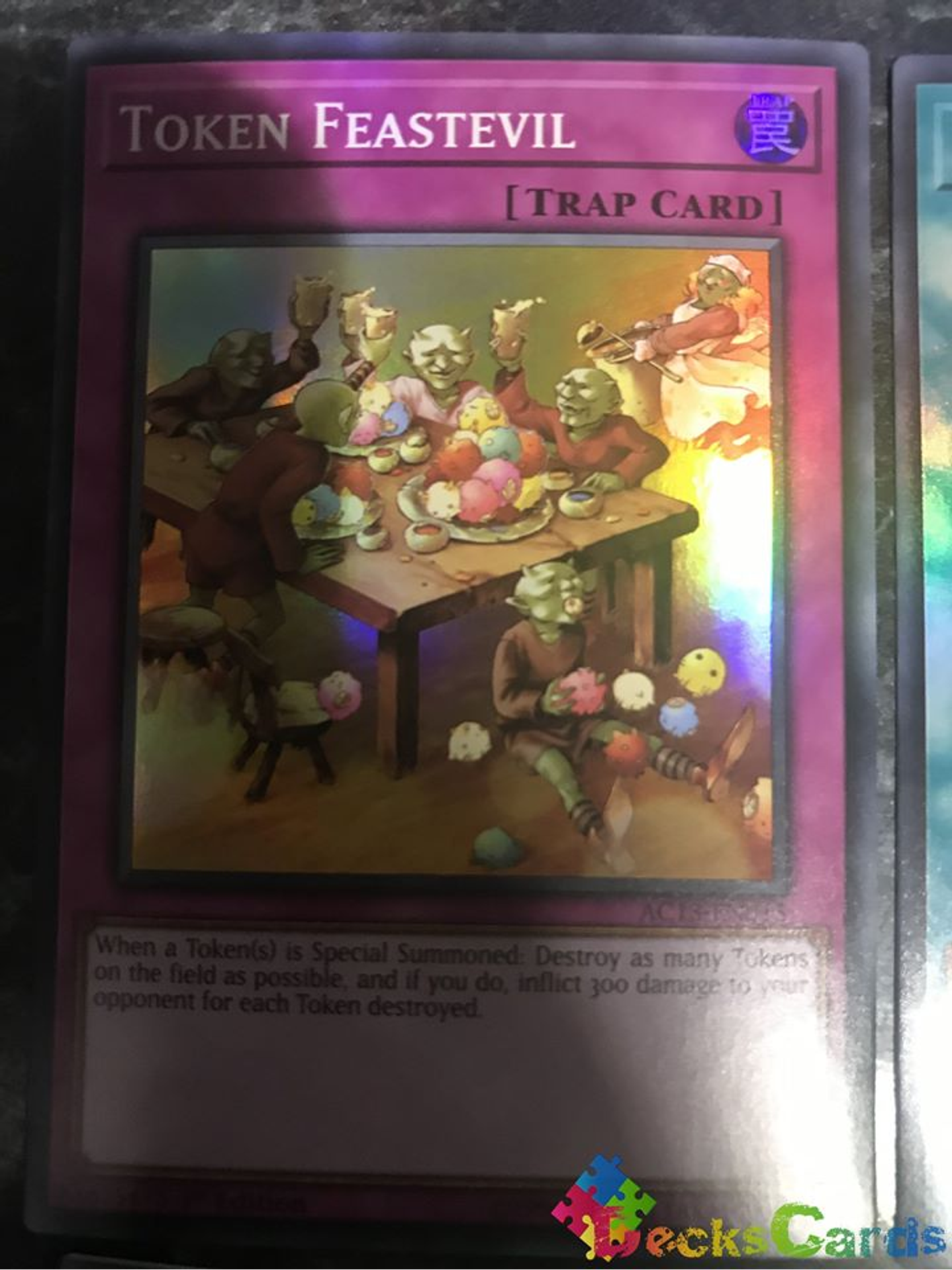 Token Feastevil - AC18-EN015 - Super Rare 1st Edition 1