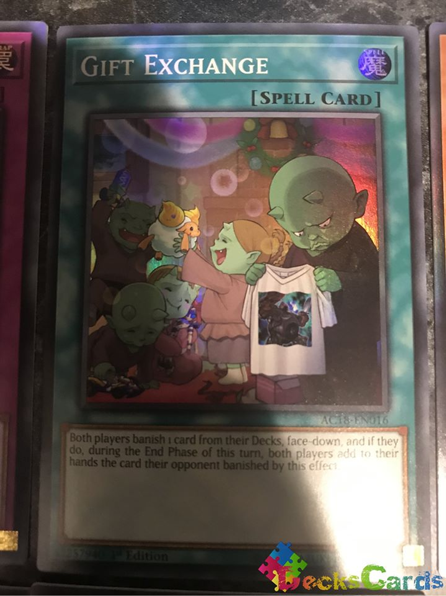 Gift Exchange - AC18-EN016 - Super Rare 1st Edition 1