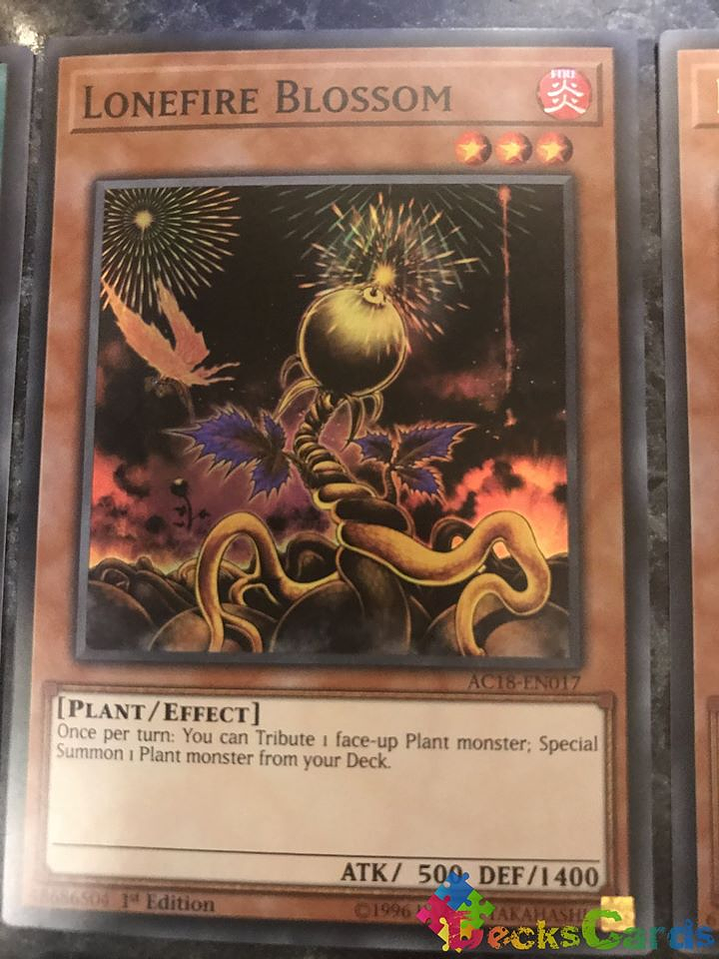 Lonefire Blossom - AC18-EN017 - Super Rare 1st Edition 1