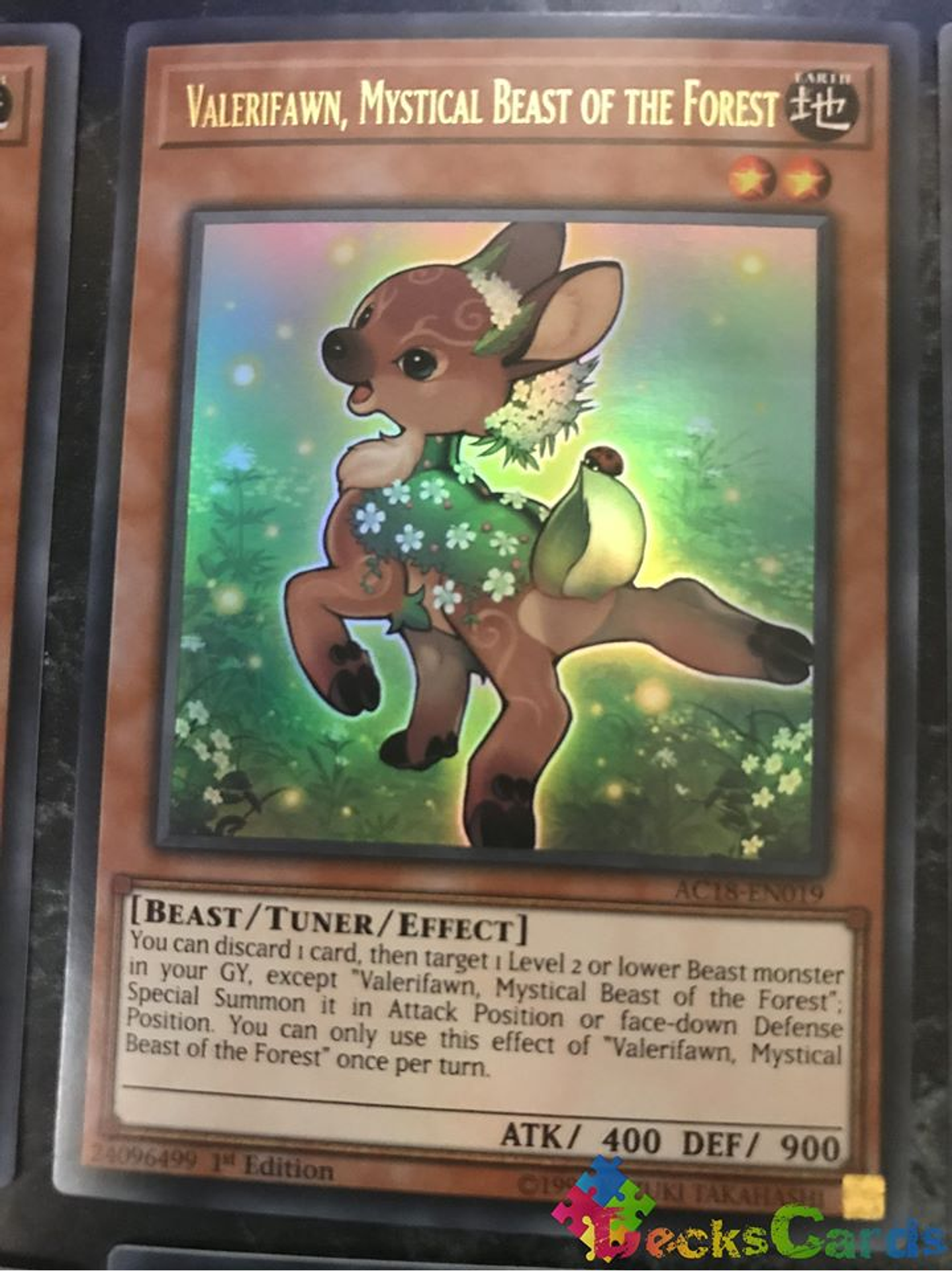 Valerifawn, Mystical Beast of The Forest - AC18-EN019 - Ultra Rare 1st Edition 1