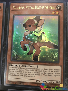 Valerifawn, Mystical Beast of The Forest - AC18-EN019 - Ultra Rare 1st Edition