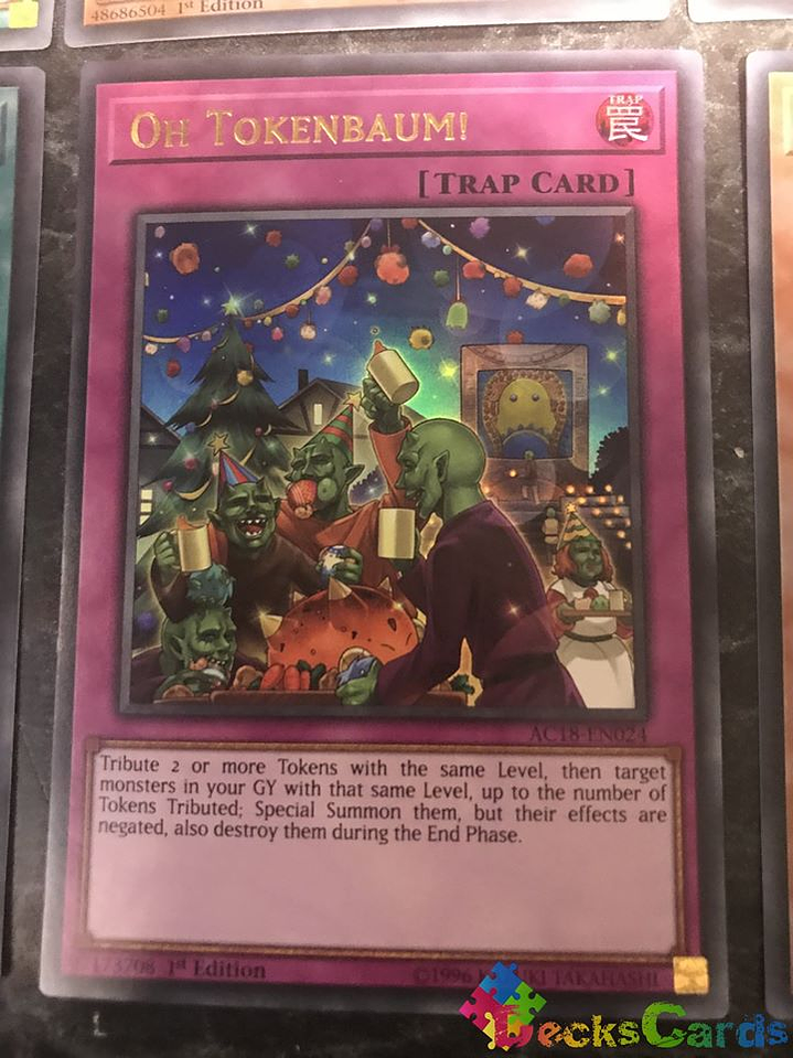 Oh Tokenbaum! - AC18-EN024 - Ultra Rare 1st Edition 1