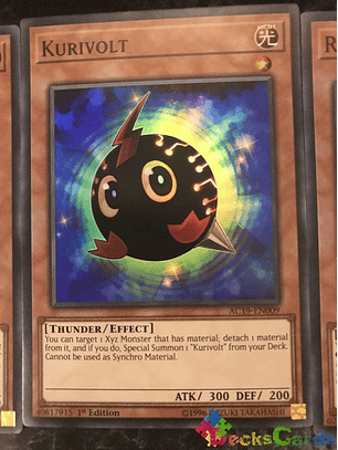 Kurivolt - AC19-EN009 - Super Rare 1st Edition