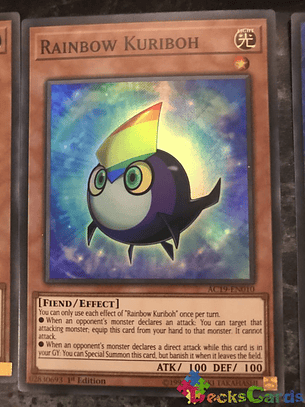 Rainbow Kuriboh - AC19-EN010 - Super Rare 1st Edition