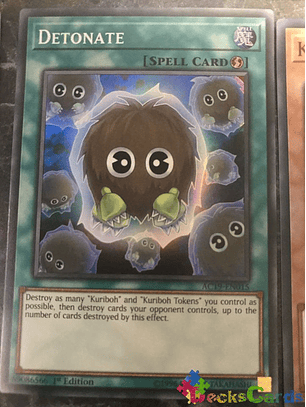 Detonate - AC19-EN015 - Super Rare 1st Edition