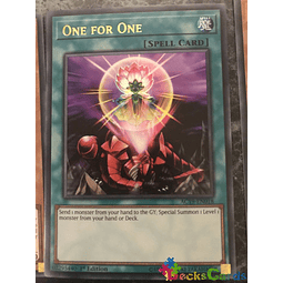 One for One - AC19-EN018 - Ultra Rare 1st Edition
