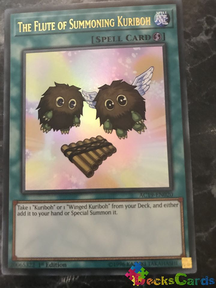 The Flute of Summoning Kuriboh - AC19-EN020 - Ultra Rare 1st Edition 1