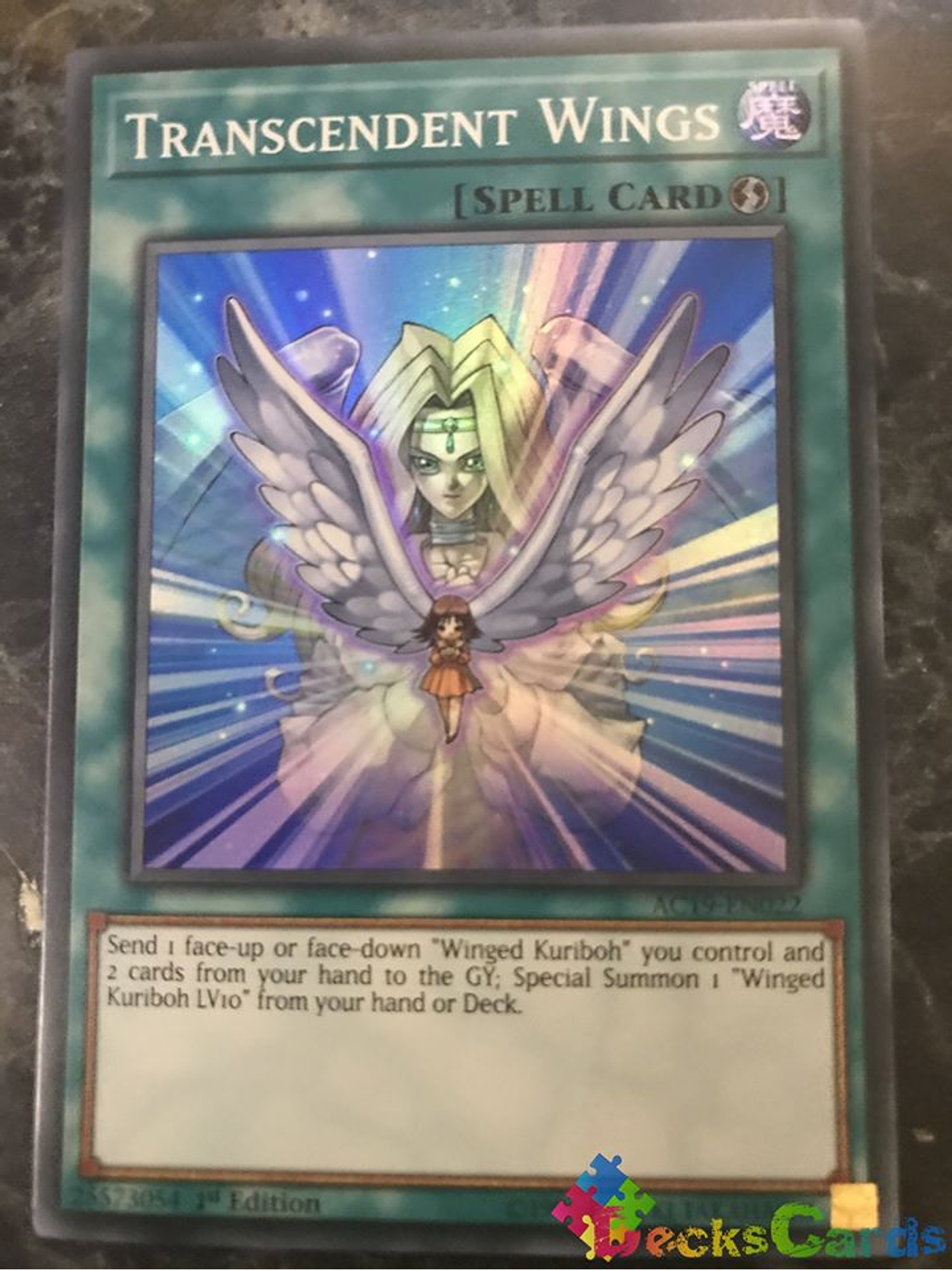 Transcendent Wings - AC19-EN022 - Super Rare 1st Edition 1