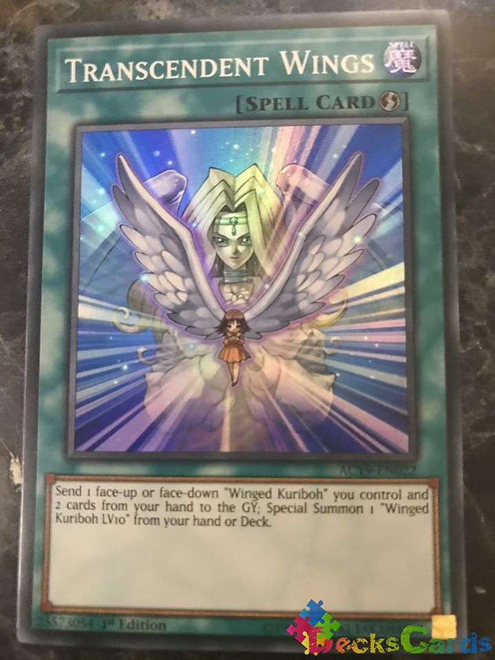 Transcendent Wings - AC19-EN022 - Super Rare 1st Edition 1
