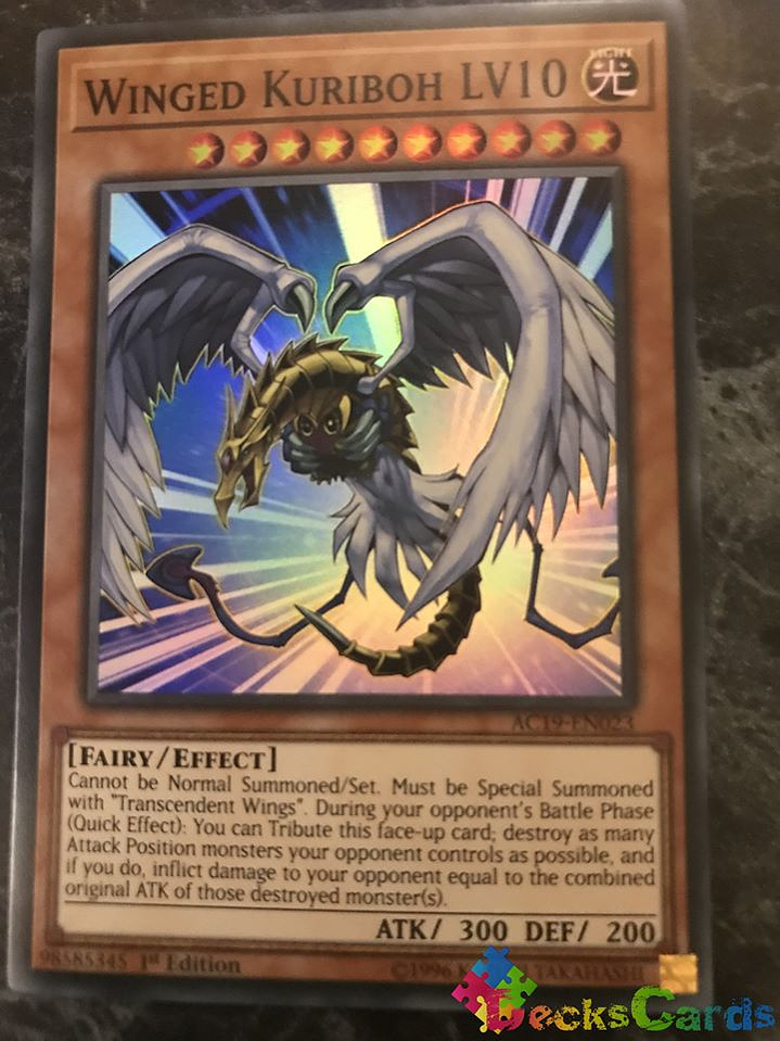 Winged Kuriboh LV10 - AC19-EN023 - Super Rare 1st Edition 1
