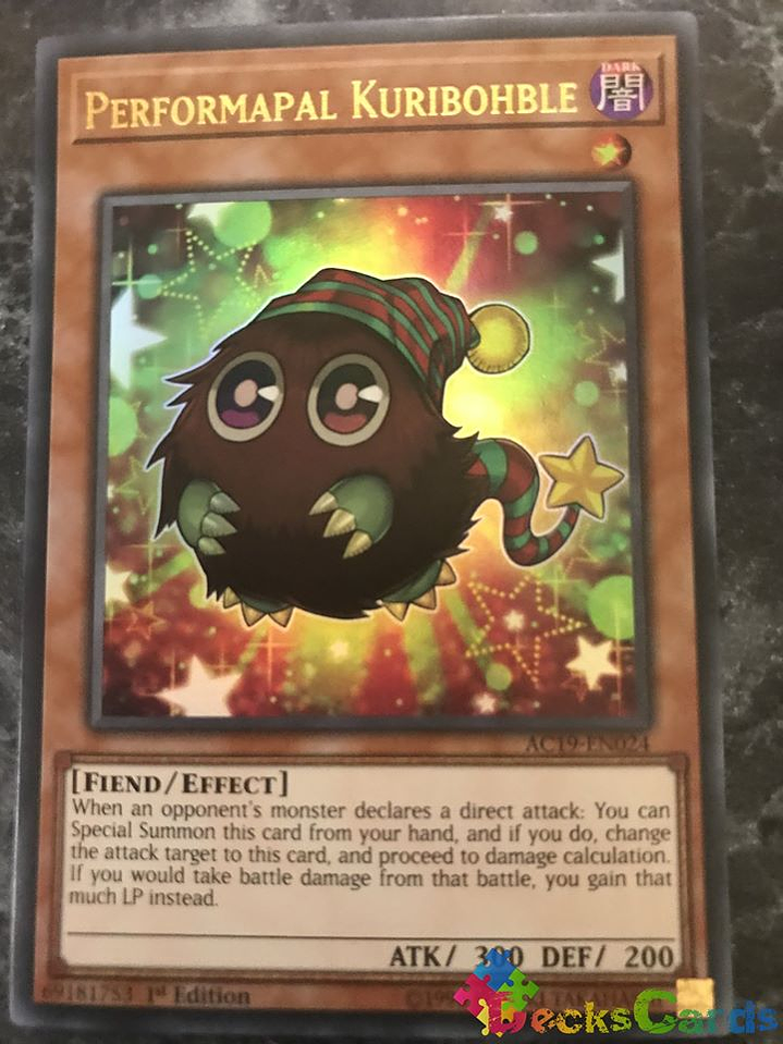 Performapal Kuribohble - AC19-EN024 - Ultra Rare 1st Edition 1