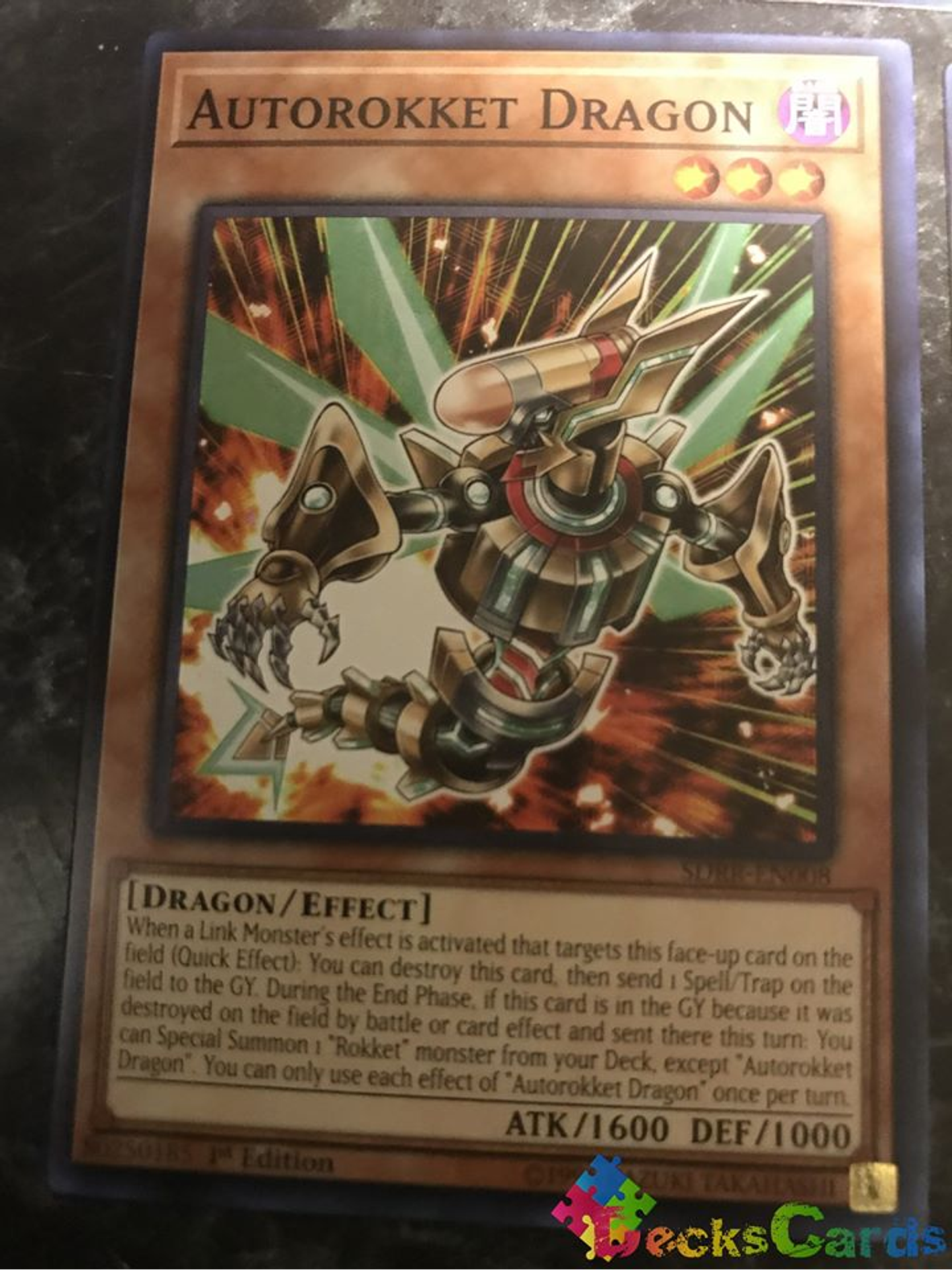 Autorokket Dragon - SDRR-EN008 - Common 1st Edition 1