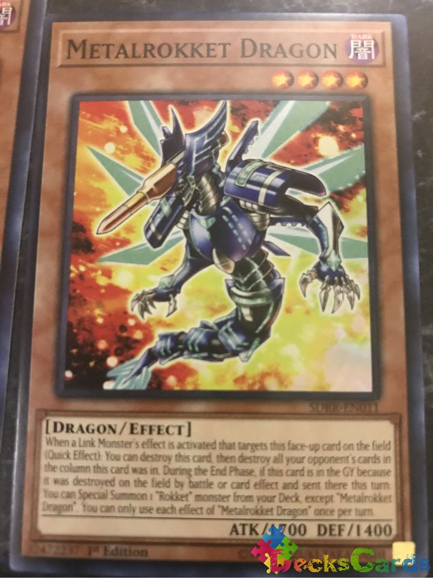 Metalrokket Dragon - SDRR-EN011 - Common 1st Edition 1