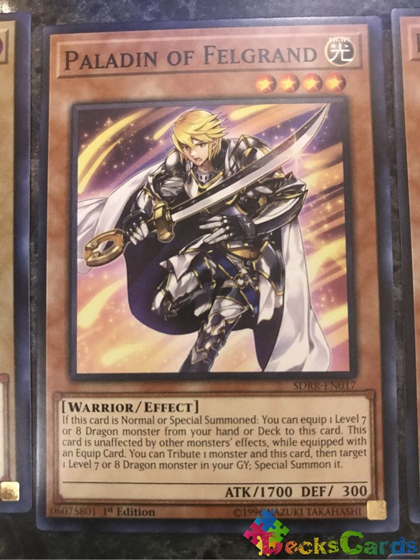 Paladin of Felgrand - SDRR-EN017 - Common 1st Edition 1